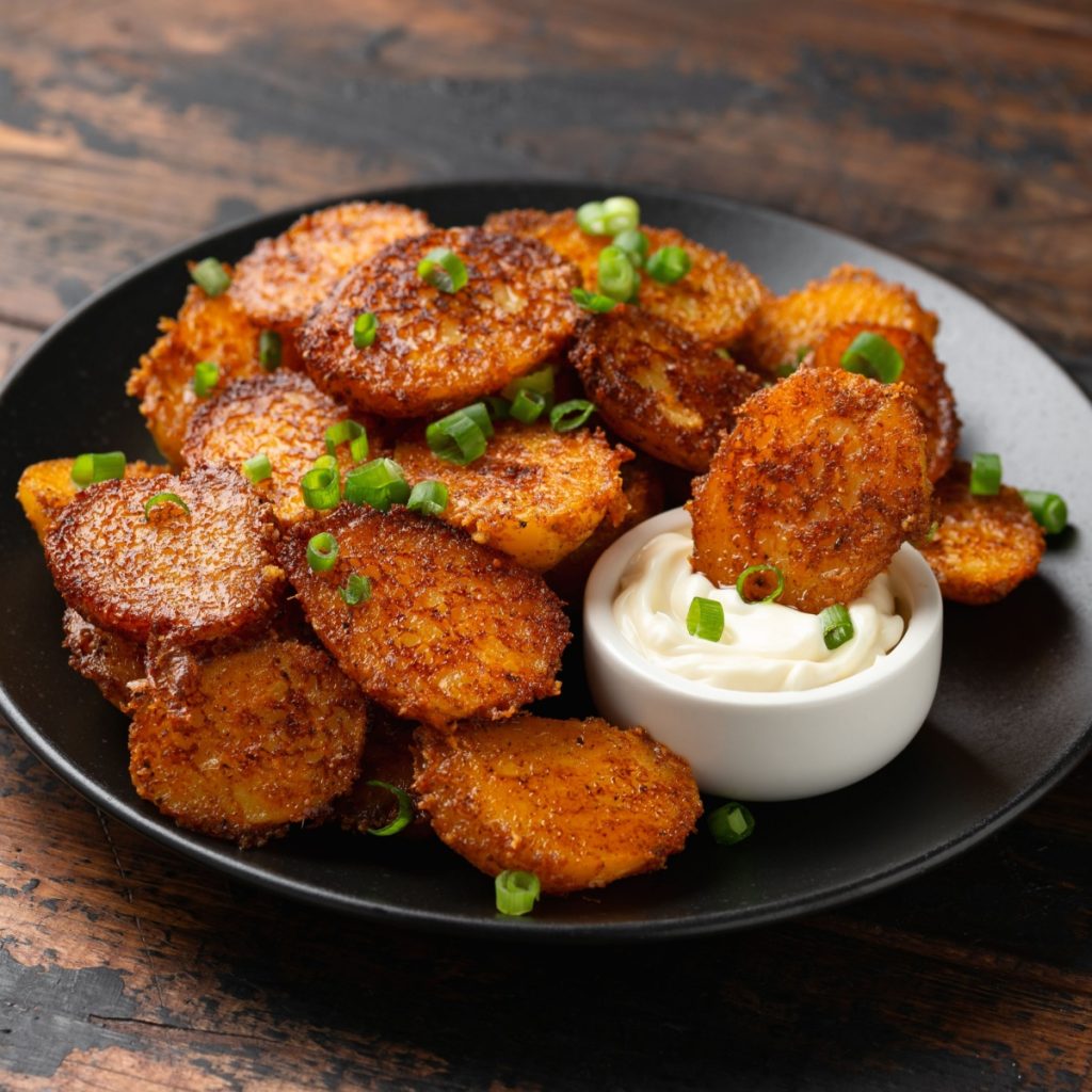 Parmesan crusted potatoes