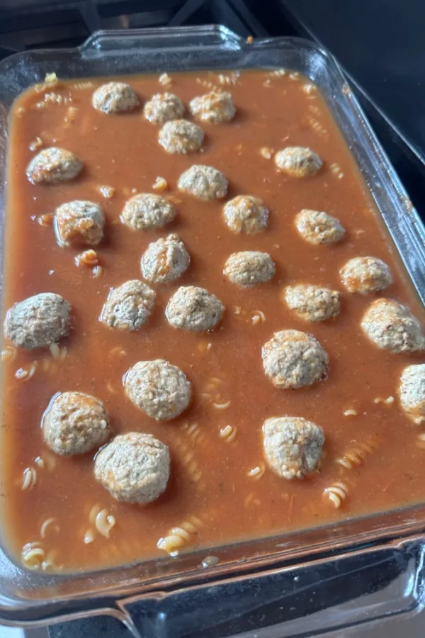 meatballs in pasta sauce