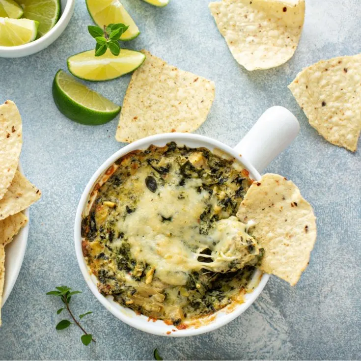 Bacon spinach artichoke dip