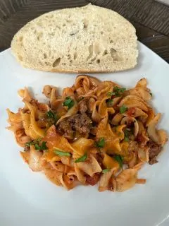 beef noodle casserole