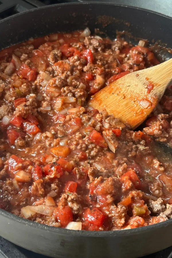tomato beef mixture
