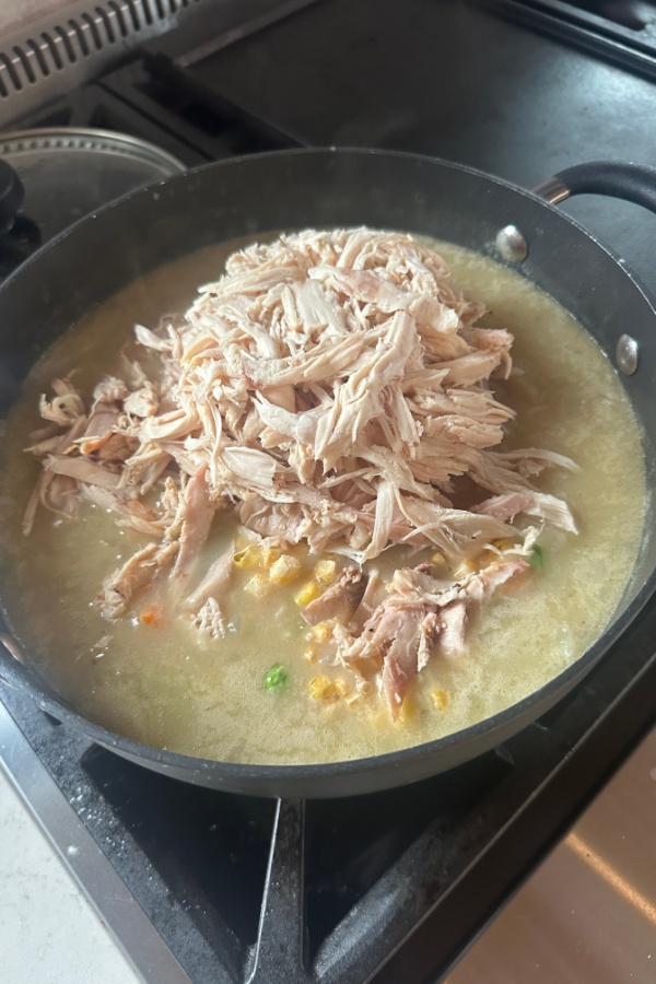 shredded chicken