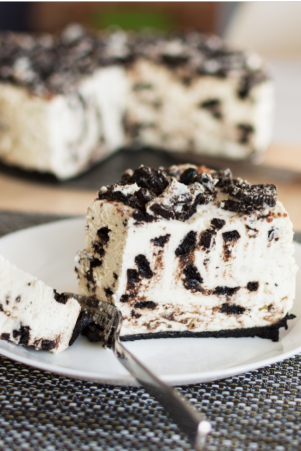 bite of cheesecake
