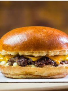 homemade smashburger