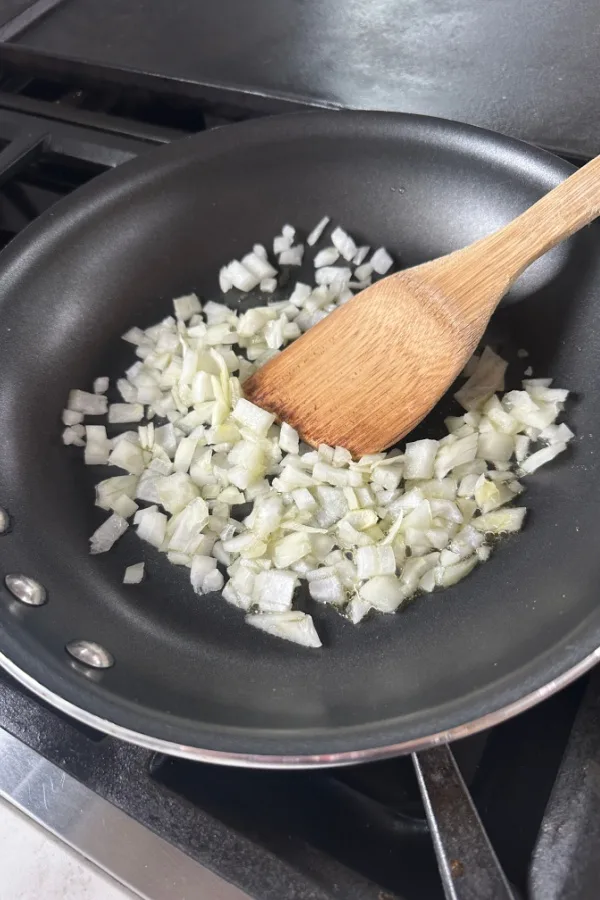 onions in skillet