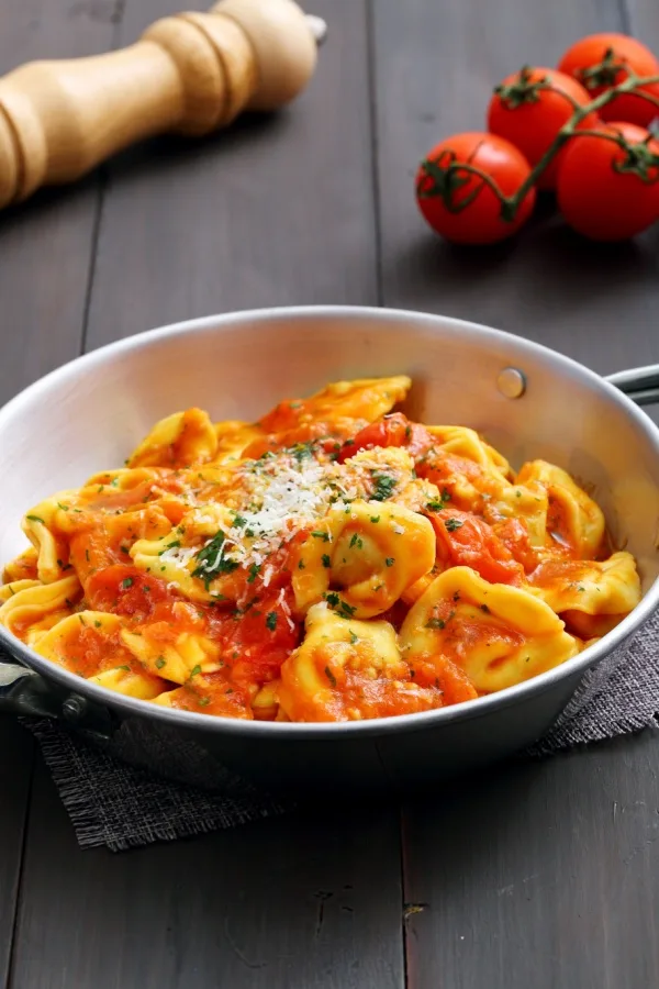 tortellini in skillet