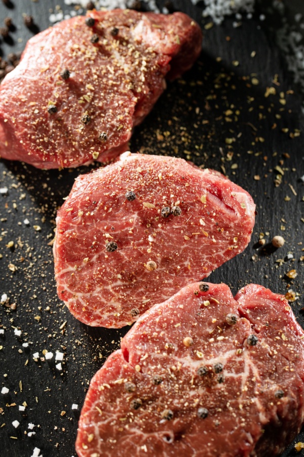 salt and pepper steak
