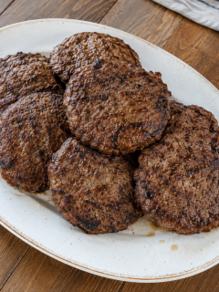 leftover hamburgers