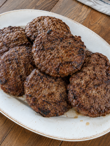 leftover hamburgers
