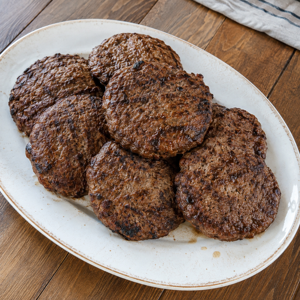leftover hamburgers