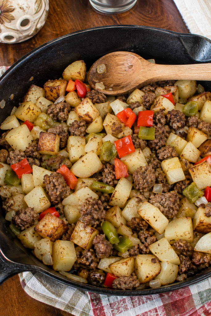 ground beef potato casserole