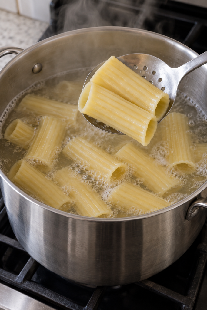 boil pasta shells