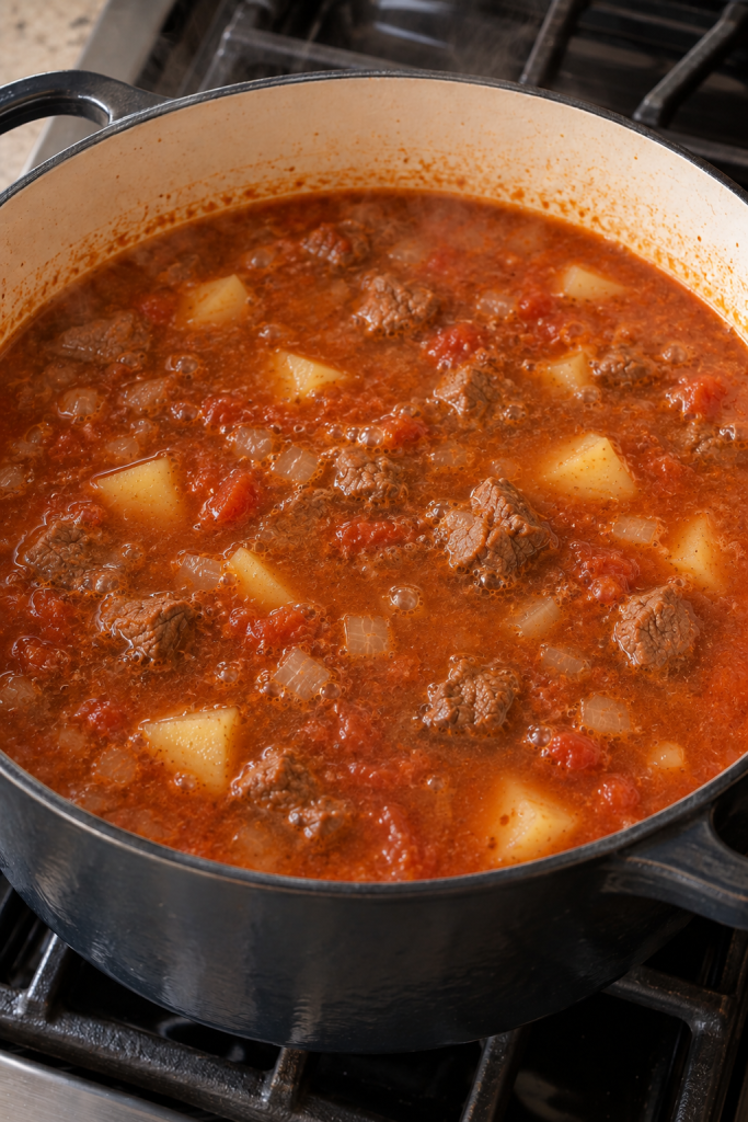 potatoes in soup