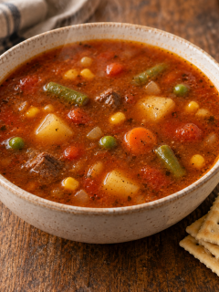 vegetable beef soup