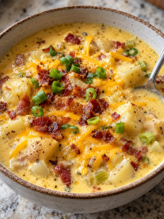 cheesy potato soup with bacon