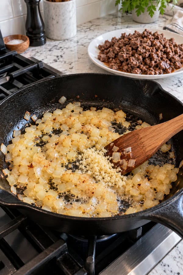 onions and garlic