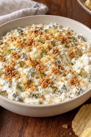 fried pickle ranch dip